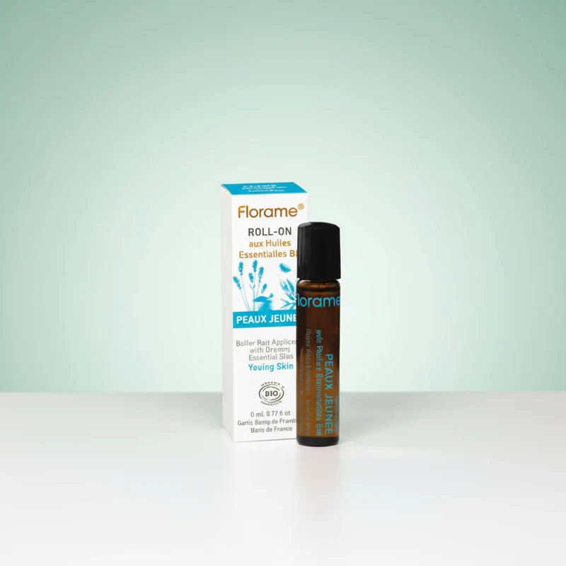 Florame Roll-On Huile Essentielle Peau Jeune 5ml