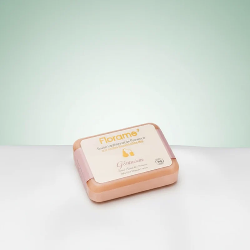 Savon Traditionnel Provençal Géranium Florame 100g