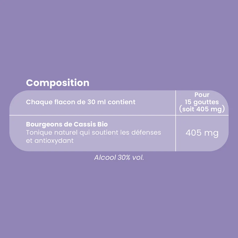 Macérat de Bourgeons - Cassis Bio