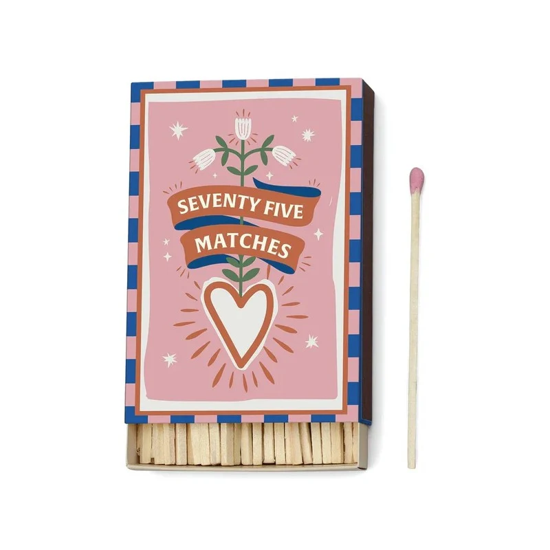 Scatola di Fiammiferi Decorata Hearts (75 pz) Paddywax