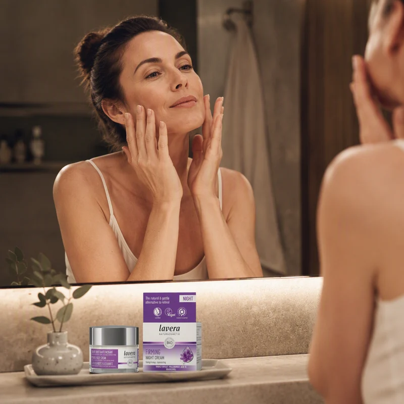 Crème de nuit raffermissante Lavera 50 ml