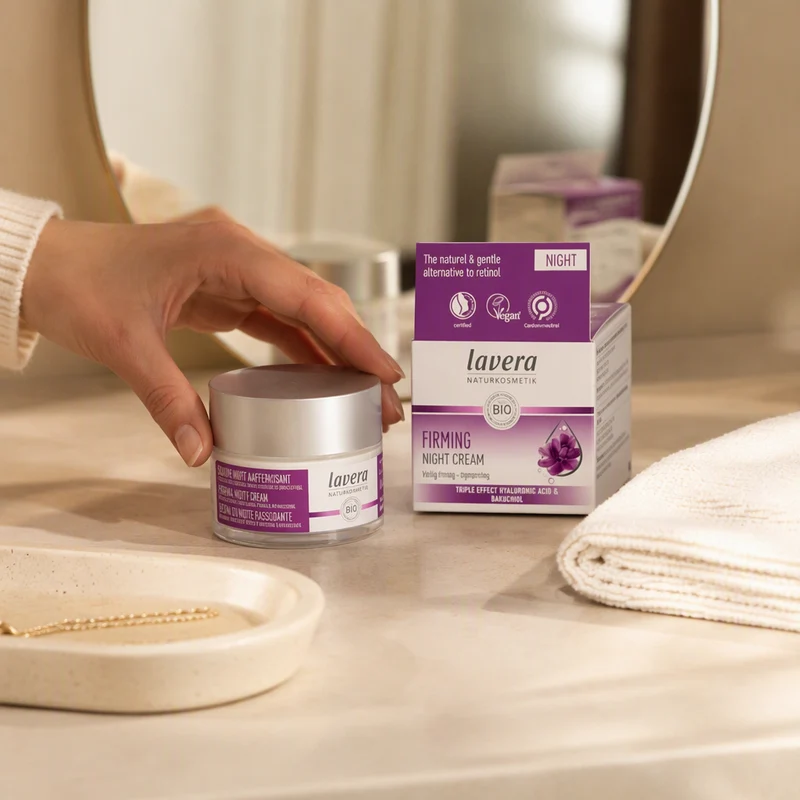 Crème de nuit raffermissante Lavera 50 ml