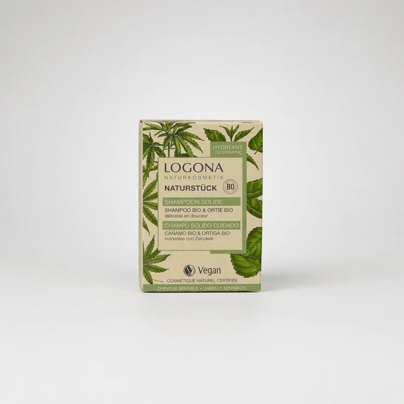 Logona Shampooing Solide au Chanvre et Ortie 60gr