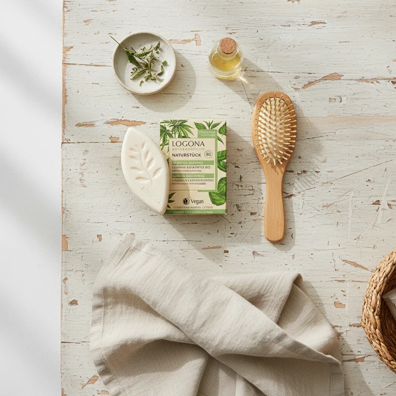 Logona Shampooing Solide au Chanvre et Ortie 60gr