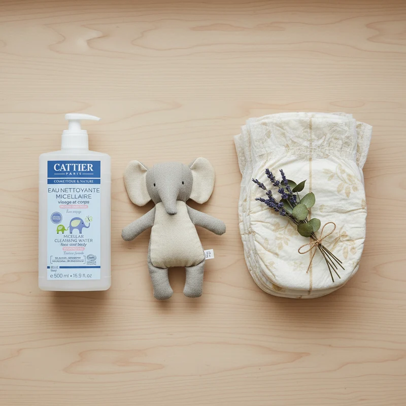 Cattier Eau Démaquillante Micellaire Visage et Corps de Bébé 500 ml