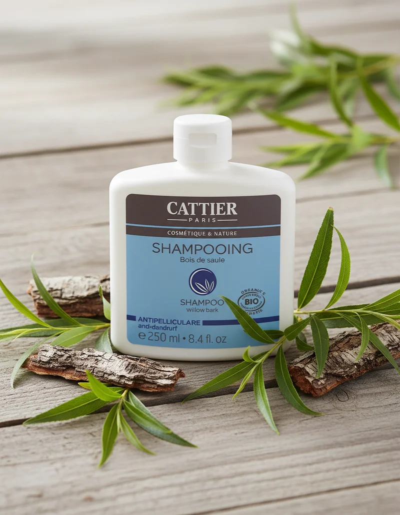 Cattier Shampooing Anti-Pelliculaire Écorce de Saule 250 ml