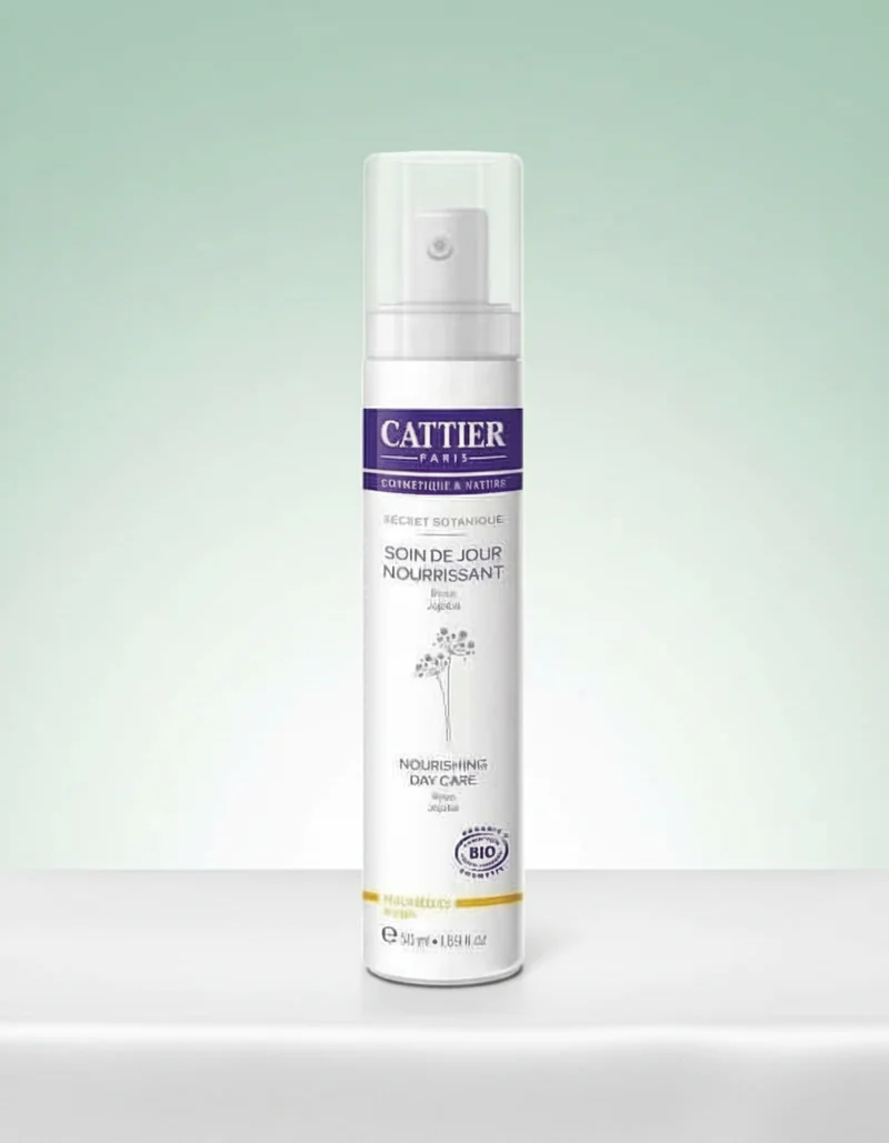 Cattier Crème de Jour Nourrissante pour Peaux Sèches et Sensibles 50 ml