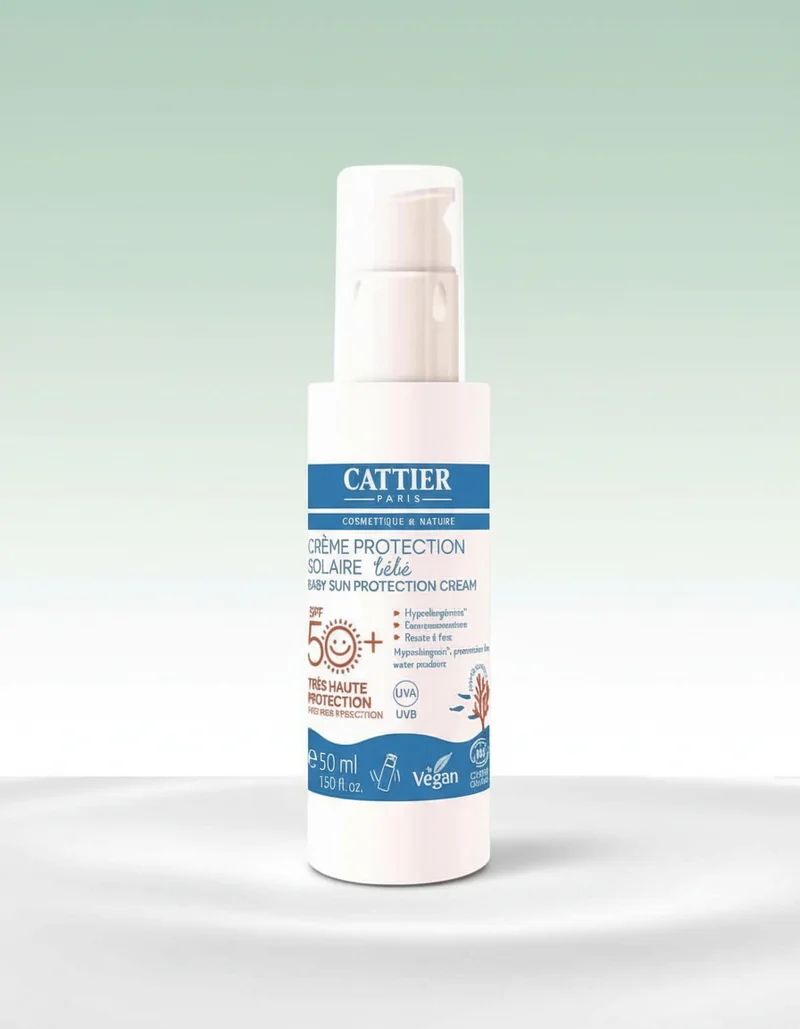 Cattier Crème Solaire Bébé SPF50 + 50 ml