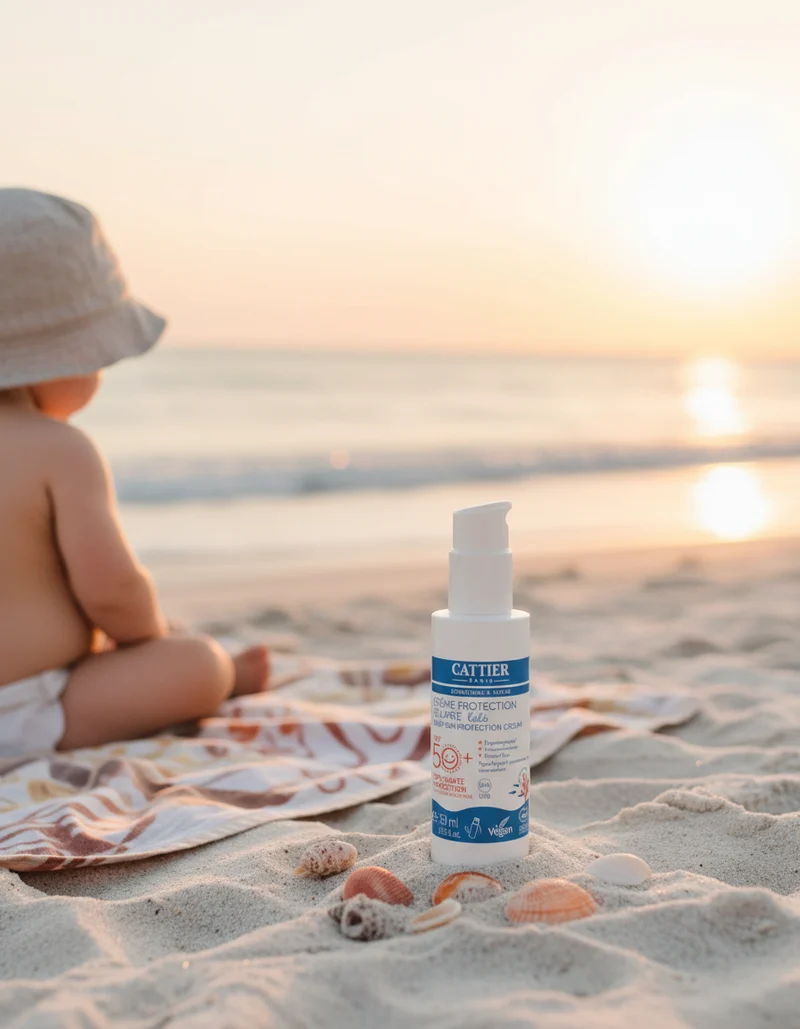 Cattier Crème Solaire Bébé SPF50 + 50 ml