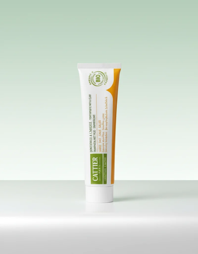 Cattier Dentifrice Dentargile à l'Argile et à la Sauge pour les Âges Sensibles 75 ml