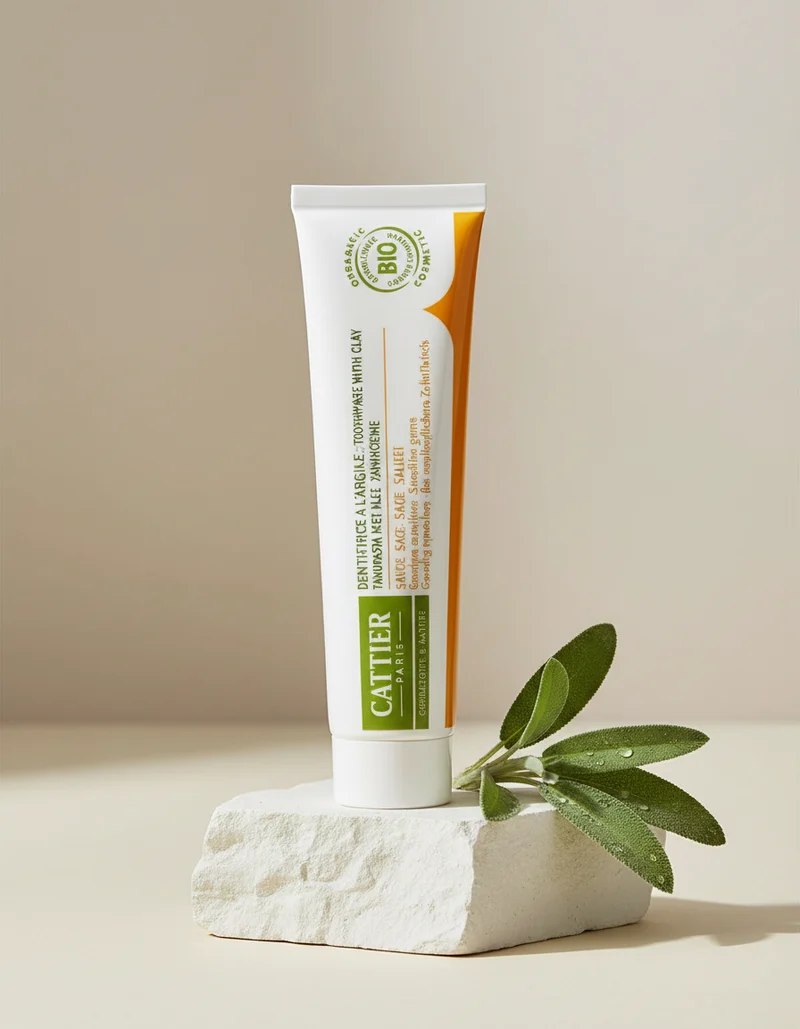 Cattier Dentifrice Dentargile à l'Argile et à la Sauge pour les Âges Sensibles 75 ml