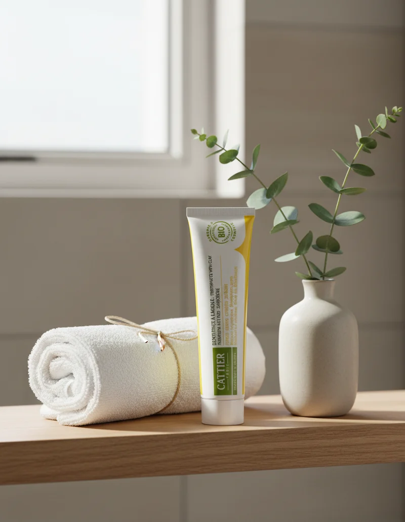 Cattier Dentifrice Dentargile au Citron pour Maladies Irritées 75 ml