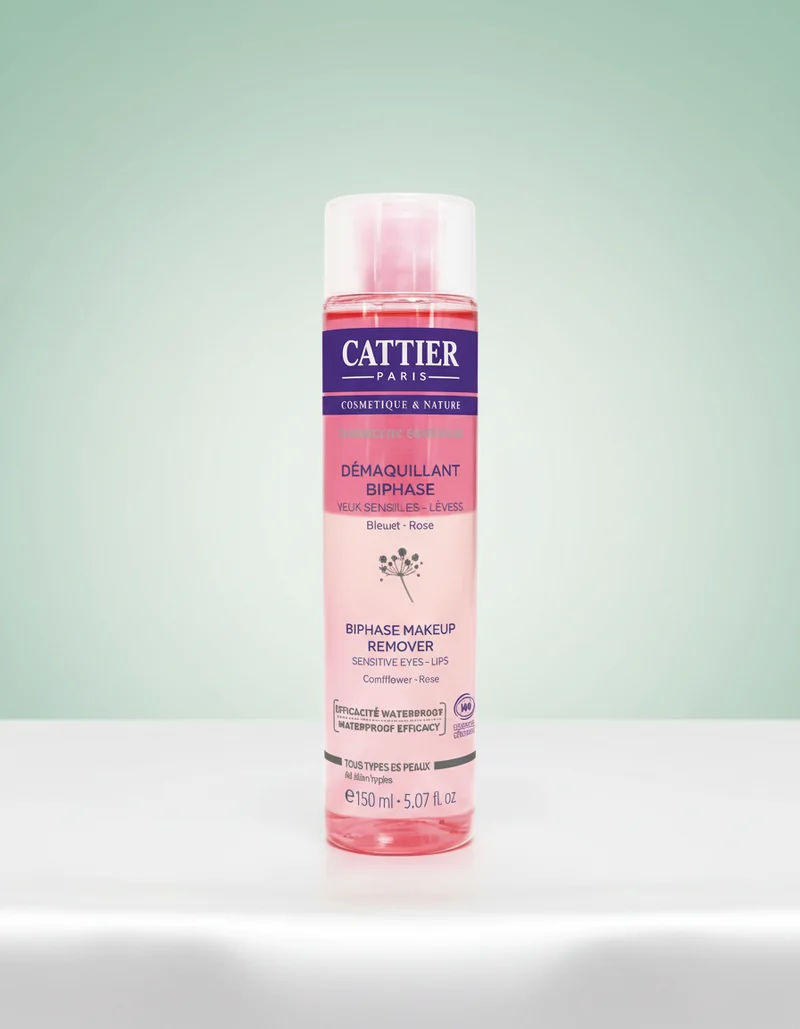Cattier Démaquillant Biphasique Yeux et Lèvres Sensibles 150 ml