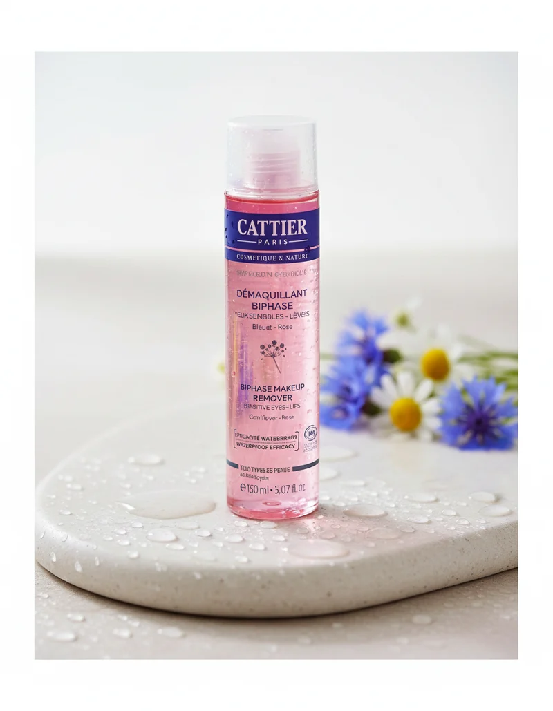 Cattier Démaquillant Biphasique Yeux et Lèvres Sensibles 150 ml