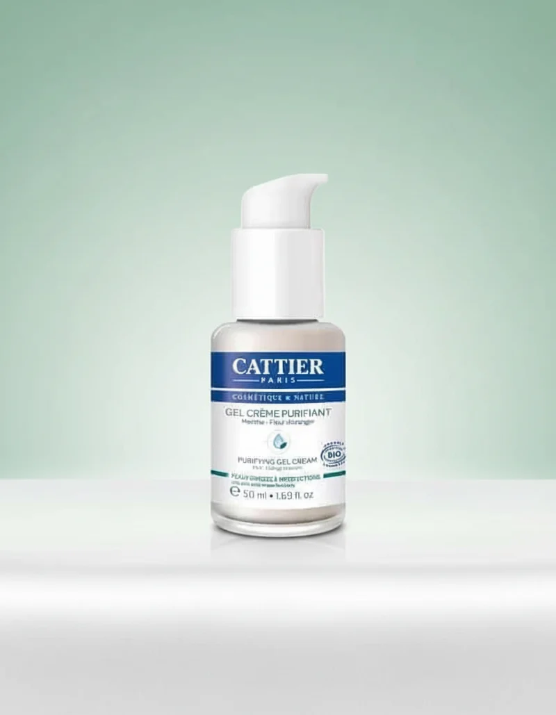 Cattier Gel Crème Purifiante Visage Peaux Grasses à Imperfections 50 ml