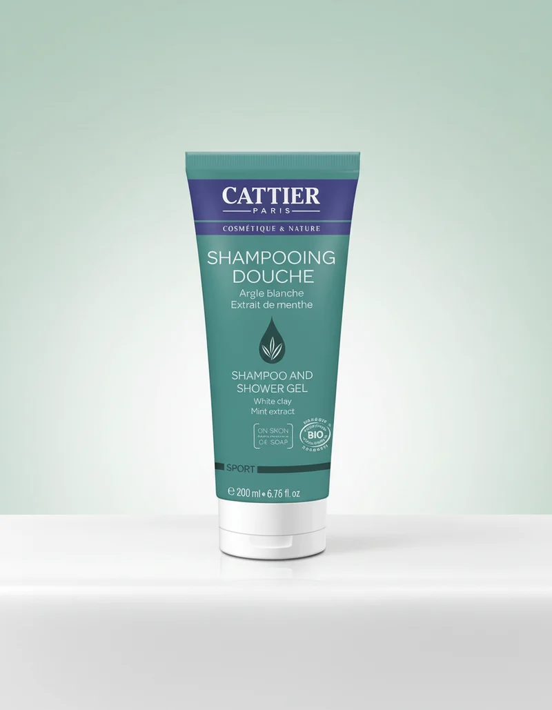 Cattier Sport Gel Douche Corps et Cheveux 200 ml
