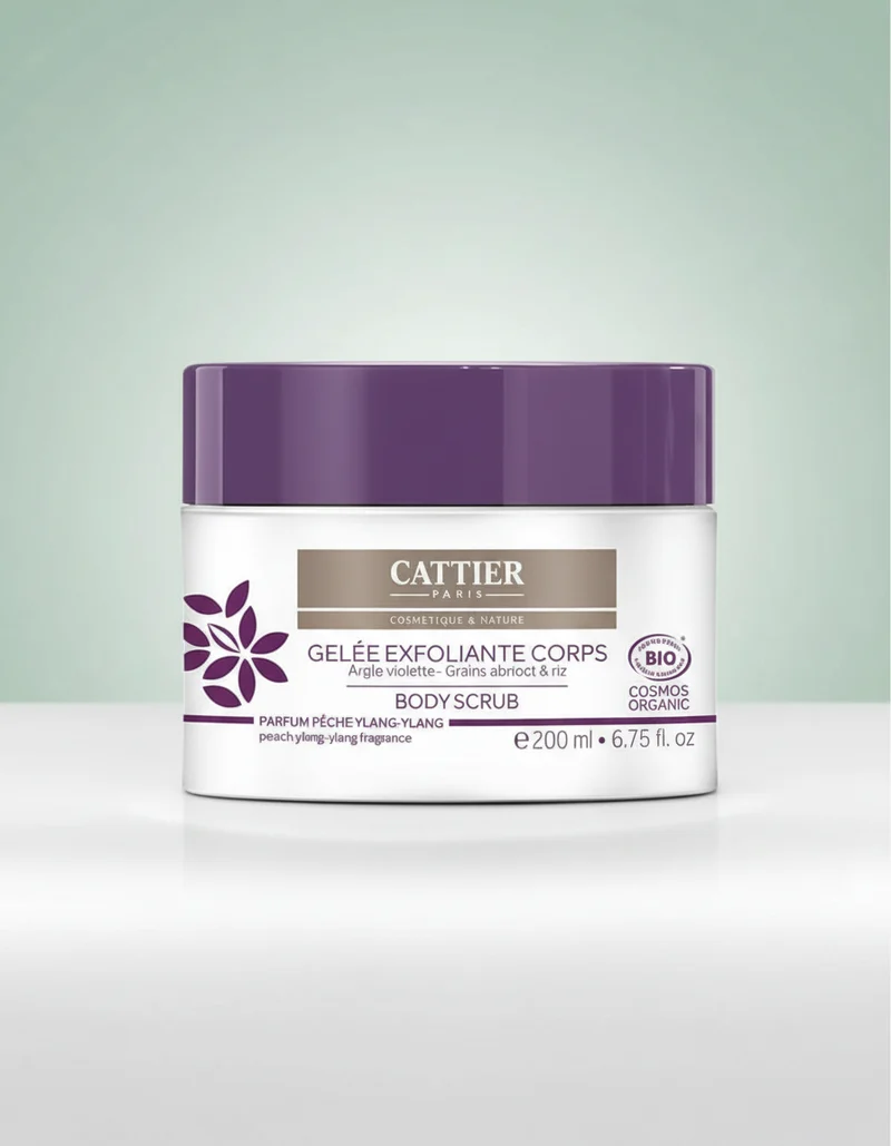 Cattier Gel Gommage Corps à l'Argile Violette 200 ml