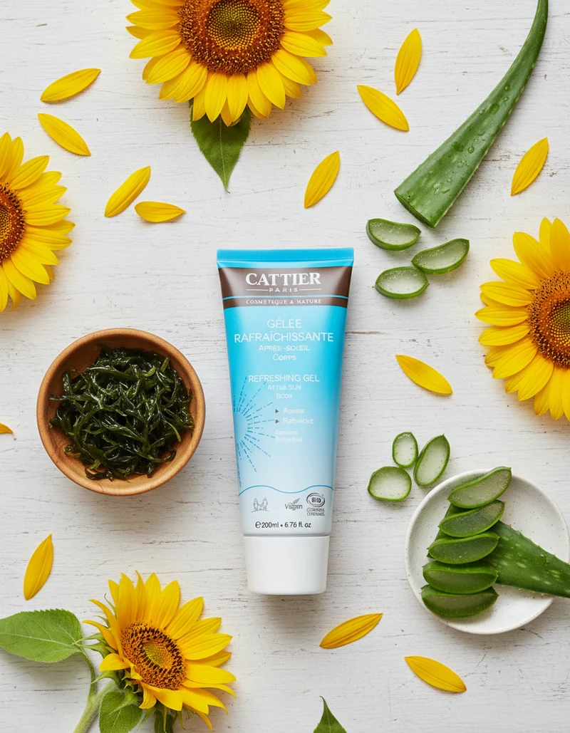 Cattier Gel Corps Rafraîchissant Après Soleil 200 ml