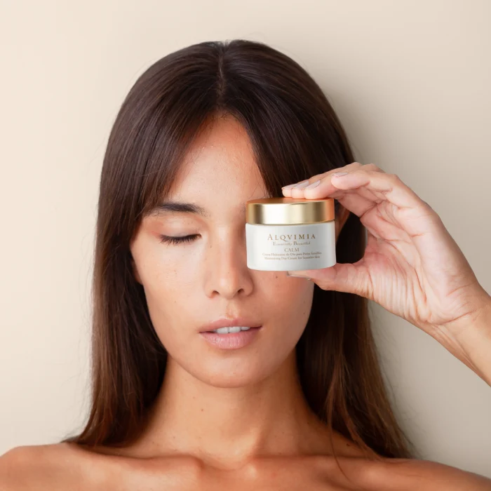 Crème visage apaisante pour peaux sensibles Alqvimia 50 ml