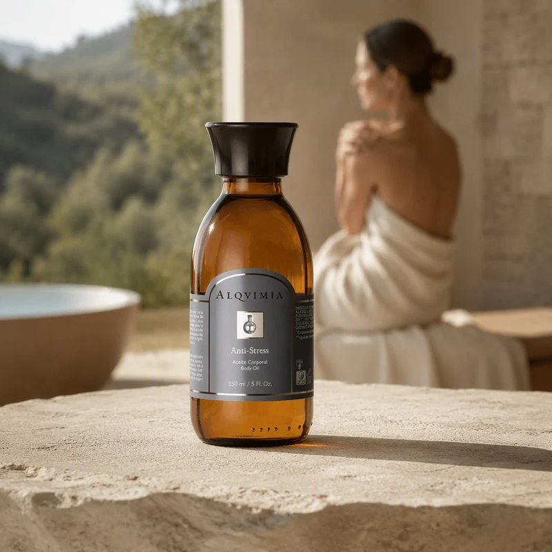 Huile Corporelle Anti-Stress Alqvimia 150 ml