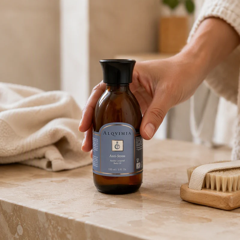Huile Corporelle Anti-Stress Alqvimia 150 ml