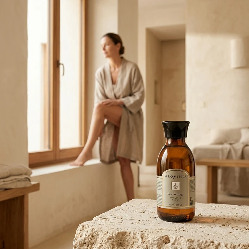 Huile Corporelle Jambes Confort Alqvimia 150 ml