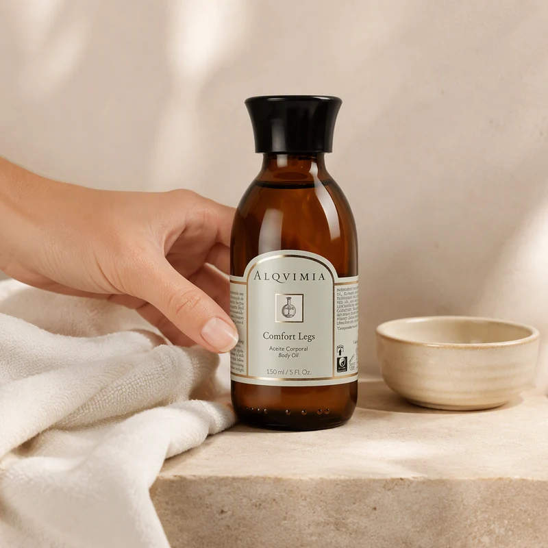 Huile Corporelle Jambes Confort Alqvimia 150 ml