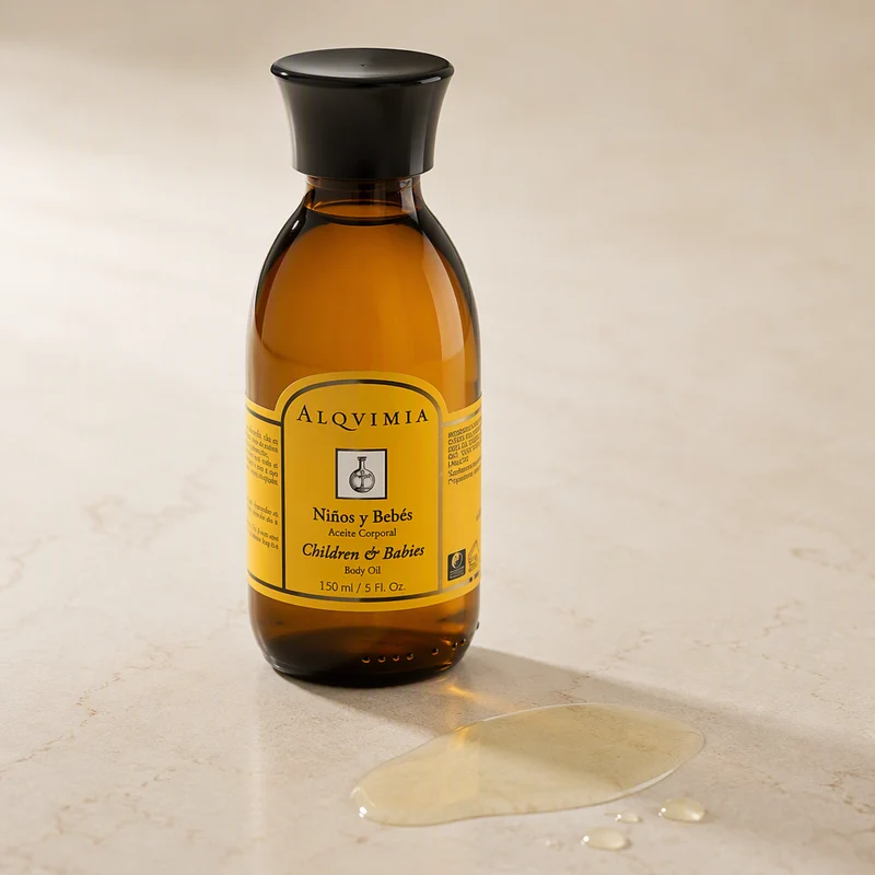 Huile corporelle Alqvimia pour enfants et bébés 150 ml