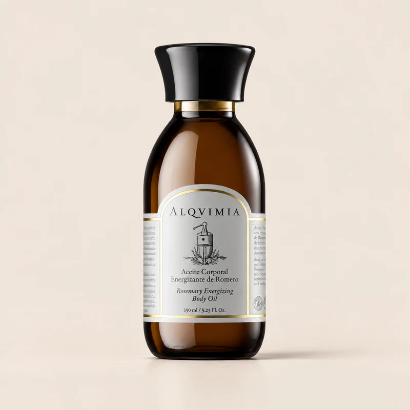 Alqvimia Huile Corporelle Énergisante Romarin 150 ml