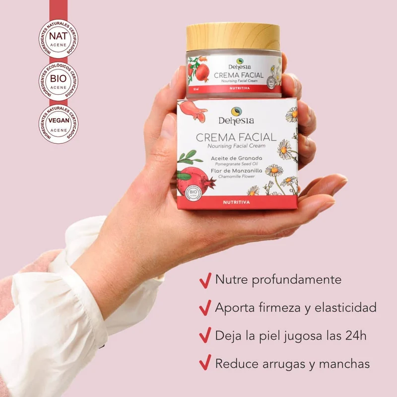 Dehesia BIO Crème Visage Nourrissante à la Grenade et à la Camomille 50 ml
