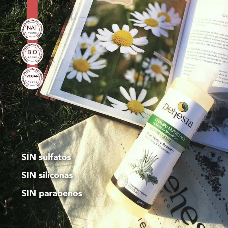 Dehesia BIO Shampoing Nourrissant à l'Aloe Vera et au Romarin 250 ml