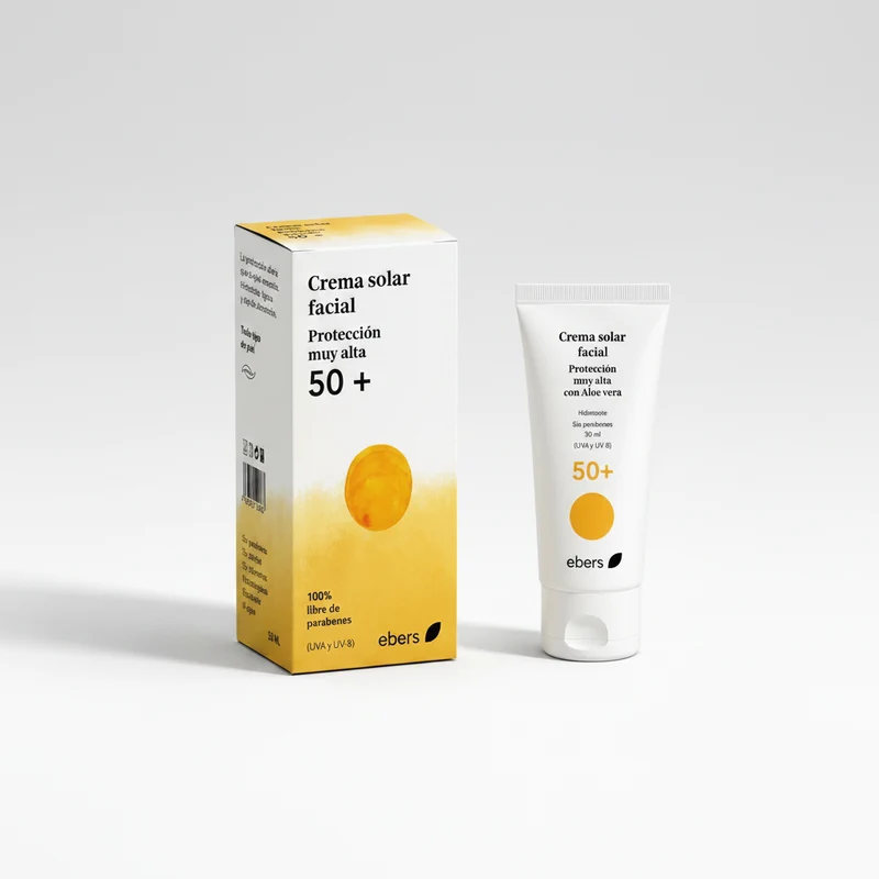Ebers Facial Sun Cream 50 Plus 50ML