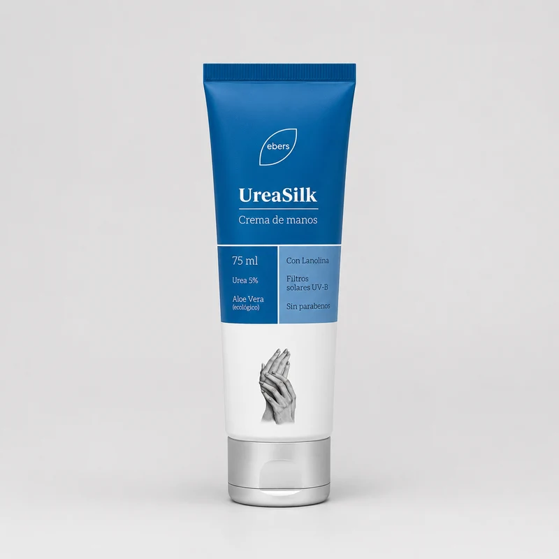 Ebers Ureasilk Crème Mains 75 ml