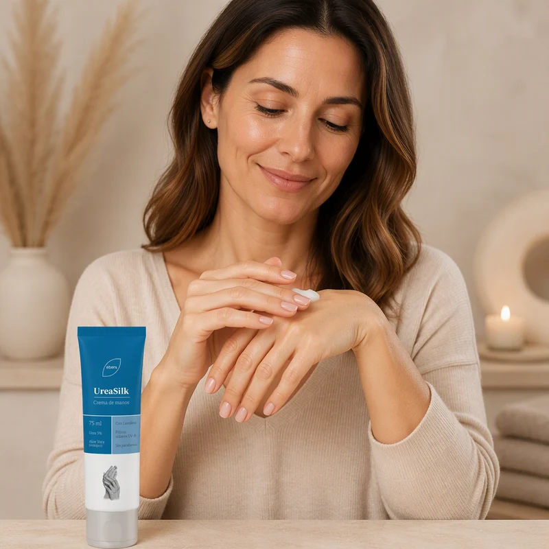 Ebers Ureasilk Crème Mains 75 ml