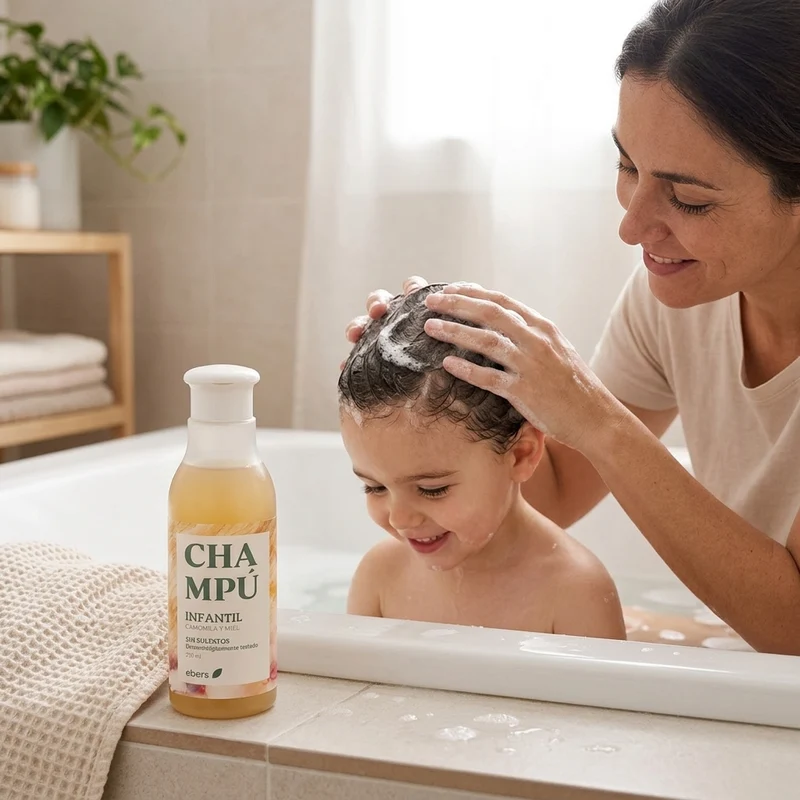 Ebers Shampooing Enfants Camomille et Miel 250ml