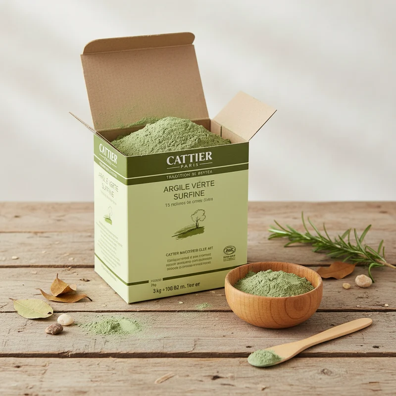 Cattier Green Clay Superfine. 3Kg