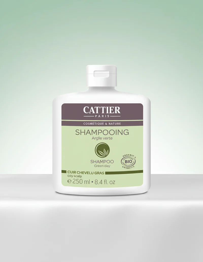 Cattier Shampooing Cheveux Gras à l'Argile Verte 250 ml