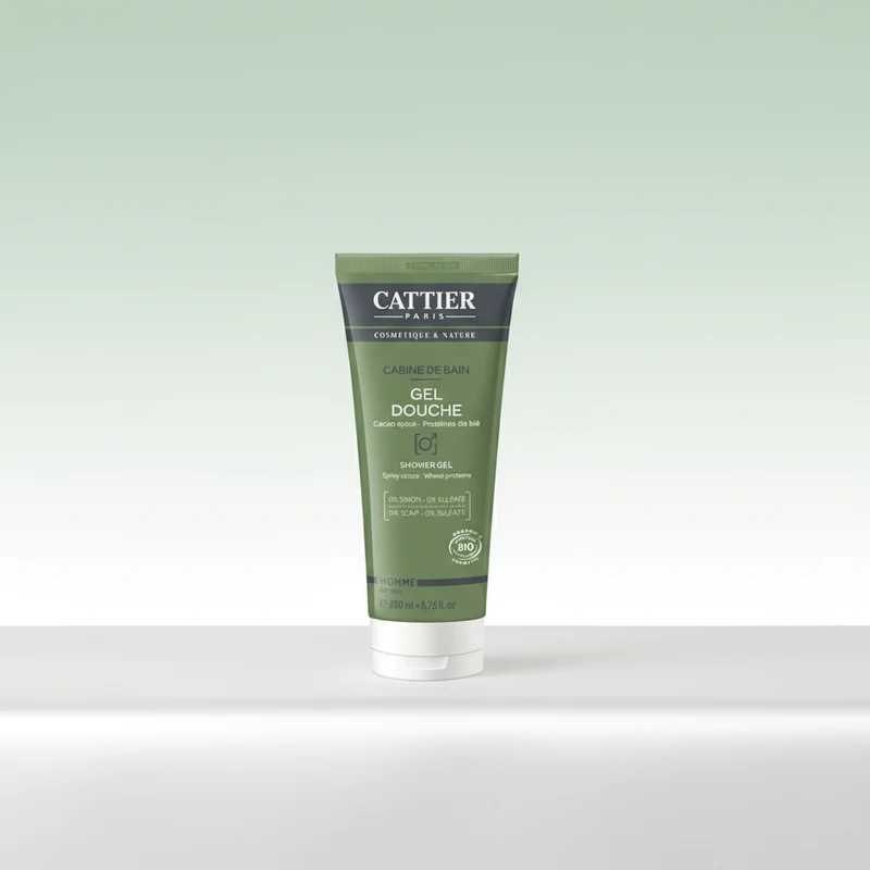 Cattier Shampooing et Gel Douche pour Hommes. 200ml
