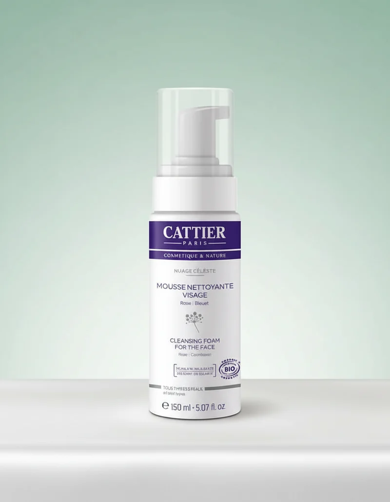 Mousse Nettoyante Visage Cattier 150 ml