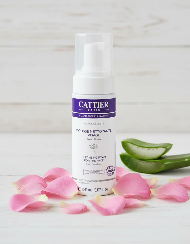 Mousse Nettoyante Visage Cattier 150 ml