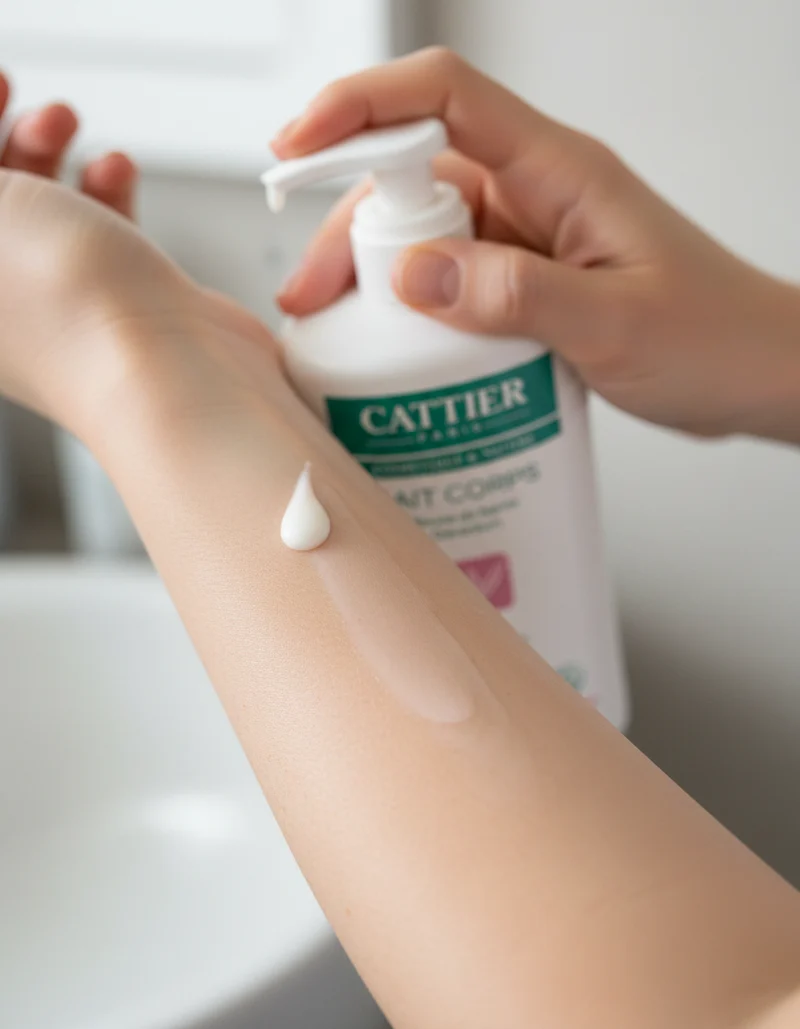 Cattier Lait Corps Nourrissant au Beurre de Karité et Géranium 500 ml