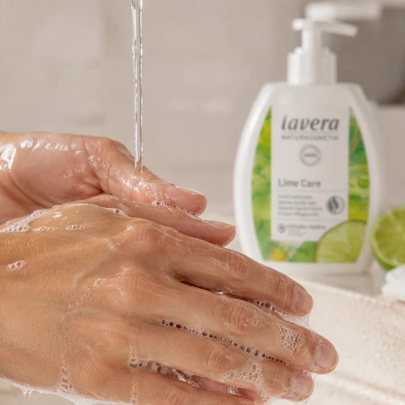 Savon pour les mains Lavera Fresh Lime 250 ml