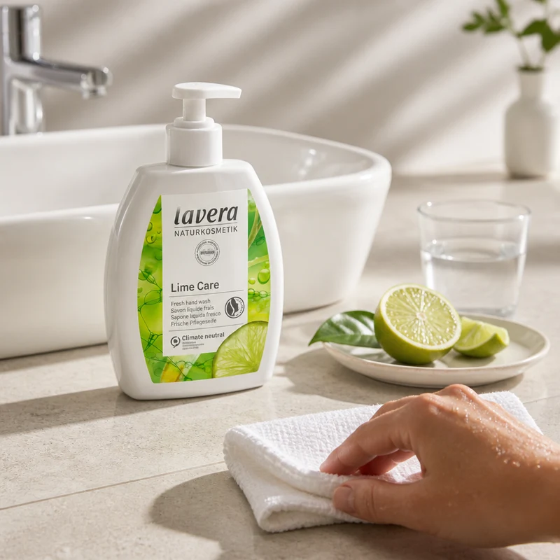 Savon pour les mains Lavera Fresh Lime 250 ml