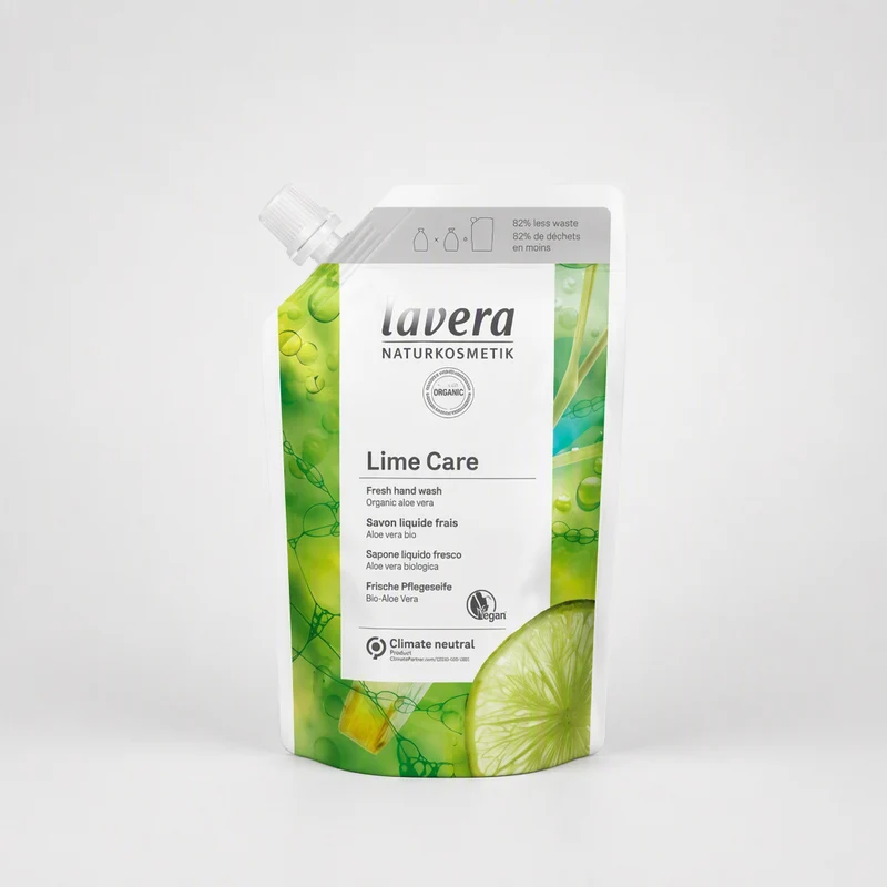 Recharge de savon pour les mains Lavera Fresh Lime 500 ml
