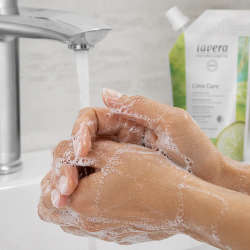 Recharge de savon pour les mains Lavera Fresh Lime 500 ml