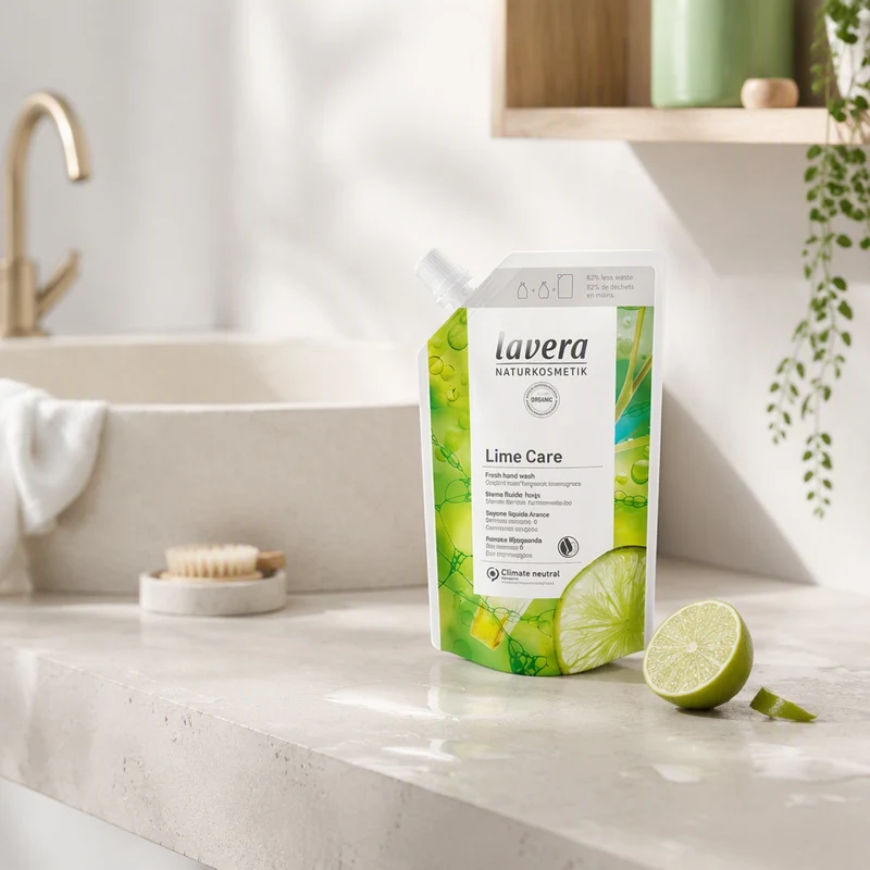 Recharge de savon pour les mains Lavera Fresh Lime 500 ml