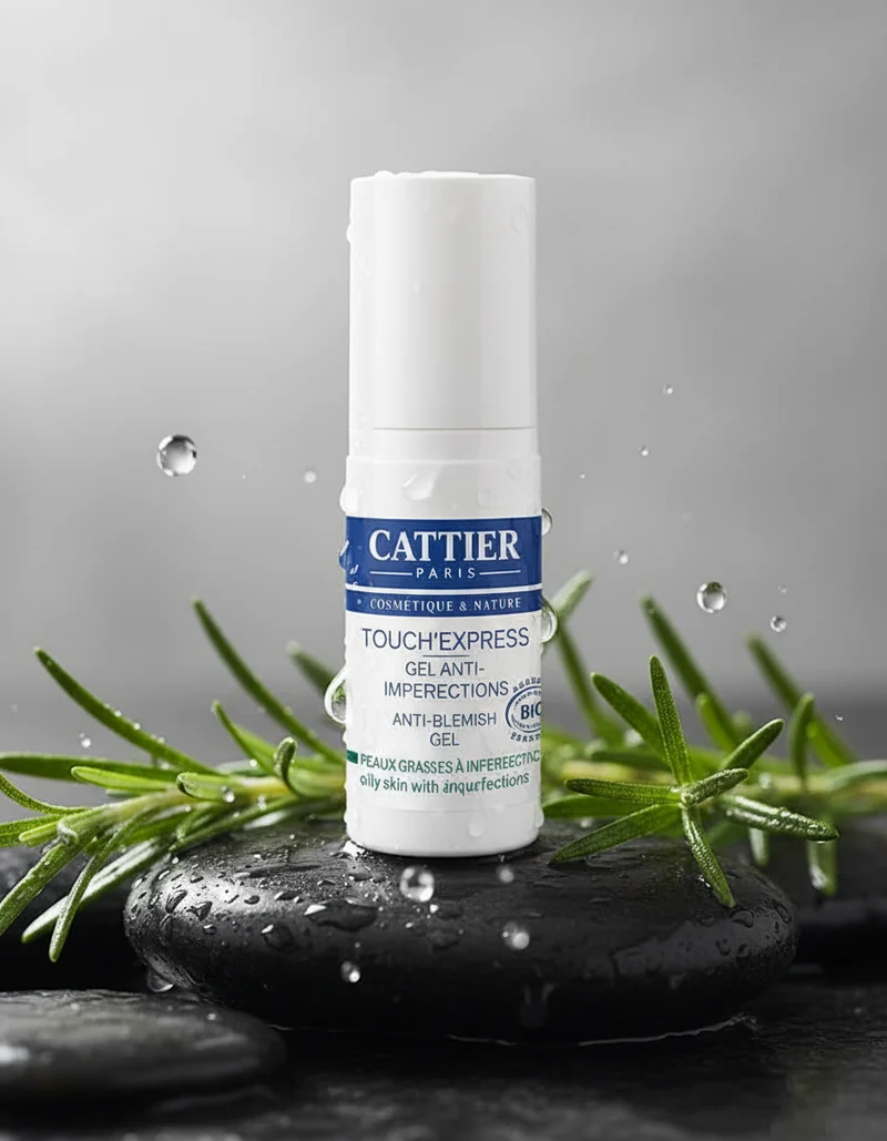 Cattier Anti-Blemish Touch Express Gel au Romarin et Arbre à Thé 5 ml