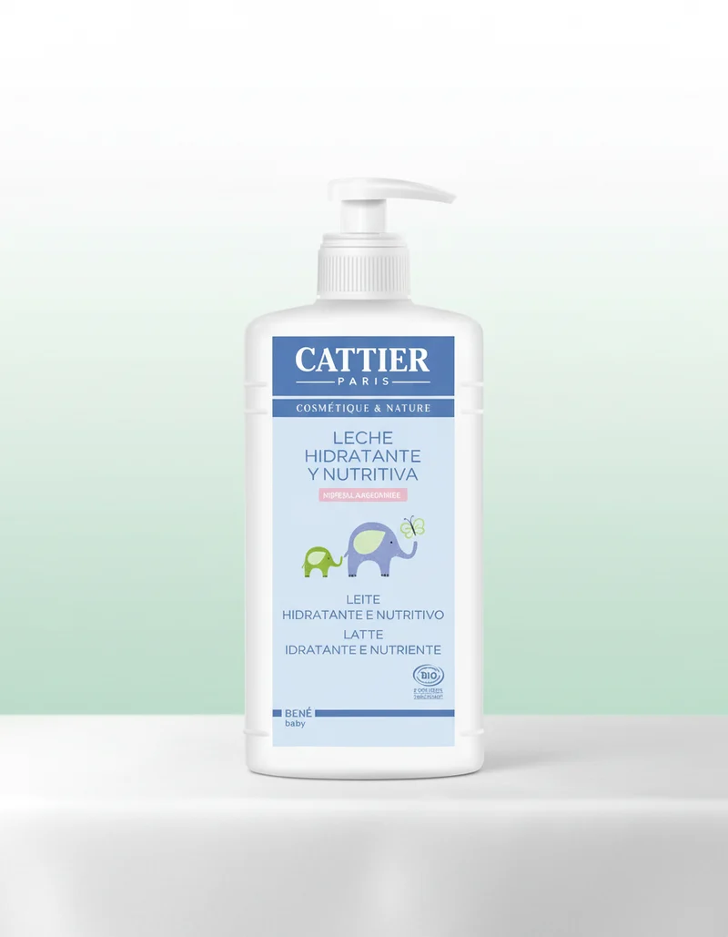 Cattier Lait Hydratant et Nourrissant Visage et Corps Bébé 500 ml