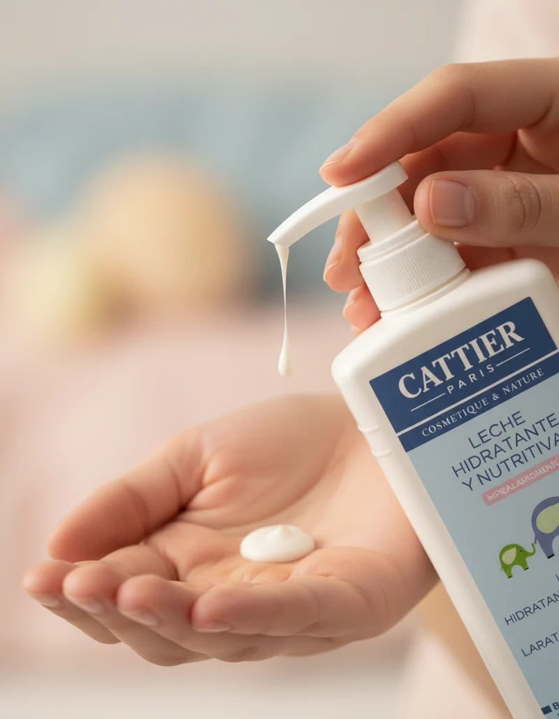 Cattier Lait Hydratant et Nourrissant Visage et Corps Bébé 500 ml
