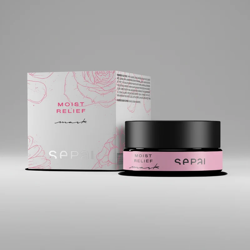 Sepai Moist Relief Rose Gel and Gui Masque Visage Hydratant 58gr